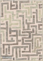 Ковёр Ecofloor Farashe (327C493440) Labyrinths Khaki 2.00x3.00m