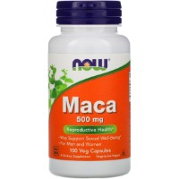 Пищевая добавка NOW Maca 500mg 100cap