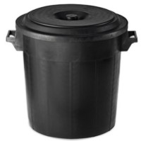 Coș de gunoi Stefanplast 37192N STP 50L Black