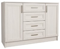 Comodă Астрид-Мебель Принцесса 18 3D Frasin Anchor Alb