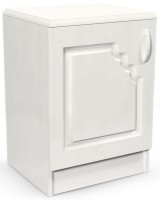 Прикроватная тумба Миф Гармония 400х400х566mm Белый Глянец/Белый