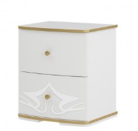 Прикроватная тумба Неман Либерти MH-313-02 Белый Глянец