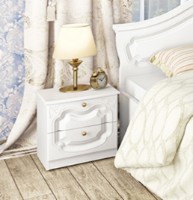 Прикроватная тумба Неман Орхидея CP-002-16 Белый Полуглянец