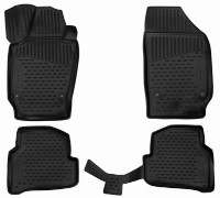 Автоковрики Novline Element Skoda Fabia 2019 (EXP.ELEMENT3D02216210k)