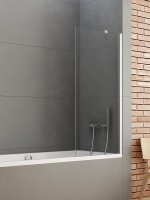 Шторка для ванной New Trendy Bathtub New SoleoScreen Hinged 90x140cm P-0032 (15613)
