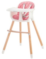 Стульчик для кормления Kinderkraft Sienna (KKKSIENPNK0000) Pink