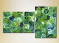 Картина ArtPoster Abstraction Green/Blue 04 (2229337)