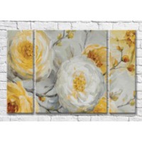 Картина Magic Color Branch with Yellow and White flowers (3572556)