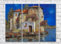 Pictură ArtPoster House near the Sea (3470909)