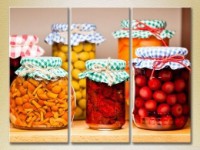 Pictură Magic Color Triptych Blanks for the winter (2698632)