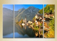 Pictură Magic Color Triptych European landscape (2658447)