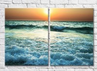 Картина ArtPoster Sea foam at sunset (3453765)