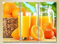Картина Magic Color Triptych Orange Juice Jug (2698671)