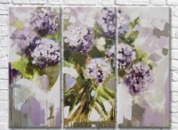 Pictură Rainbow Lilac hydrangea in a vase (3572512)