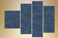 Картина Rainbow Polyptych Abstraction 181 (1609917)