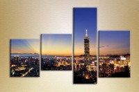 Картина Rainbow Polyptych Cities and Countries 43 (1681419)