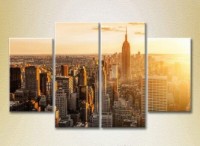 Картина Rainbow Polyptych Manhattan Sunrise 03 (2718111)