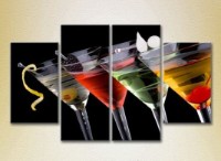 Картина Rainbow Polyptych Multicolored Cocktails 01 (2220282)