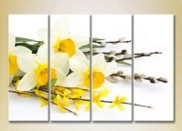 Картина Rainbow Polyptych Narcissus and Willow 01 (2932316)