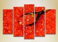 Картина Rainbow Polyptych Red Caviar 04 (2224589)