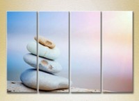 Pictură Rainbow Polyptych Rock Garden 01 (2223429)