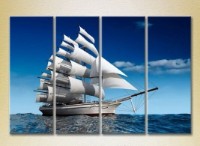 Картина Rainbow Polyptych Sailboat (2223410)