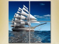 Картина Rainbow Polyptych Sailboat 01 (2223411)