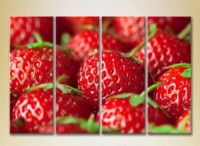 Картина Rainbow Polyptych Strawberry close up 02 (2220249)