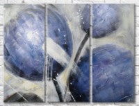 Pictură Gallerix Blue tulips oil painting (500655)