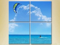 Картина Rainbow Polyptych Surfer 01 (2223421)
