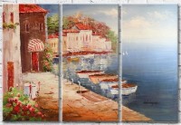 Pictură Gallerix Boat Dock Table (3485194)