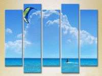 Pictură Rainbow Polyptych Surfer 02 (2224794)