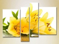Картина Rainbow Polyptych Yellow Lilies (2932281)