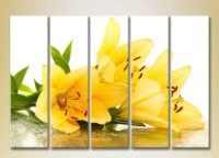 Картина Rainbow Polyptych Yellow Lilies 03 (2932811)