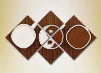 Картина Rainbow Polyptych Yin Yang Coffee and Sugar 01 (2220242)