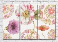 Картина Rainbow Wildflowers & Patterns (3572594)