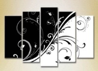 Картина Gallerix Polyptych Black and White Patterns 07 (2231737)