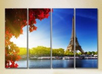 Pictură Gallerix Polyptych Eiffel Tower 02 (2718205)