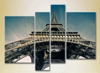 Pictură Gallerix Polyptych Eiffel Tower bottom view (2718201)