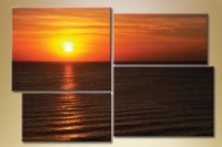 Картина Gallerix Polyptych sunset at sea (1529795)