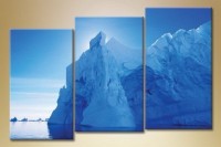 Pictură Gallerix Triptych icebergs (1529820)