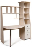 Письменный стол КМК Жемчужина 01 Венге Светлый/Ясень Жемчужный (0380.17) Л