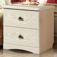 Прикроватная тумба КМК Жемчужина Венге Светлый/Ясень Жемчужный (0380.4)