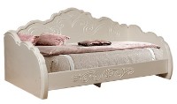 Кровать КМК Жемчужина Венге Светлый/Ясень Жемчужный (0380.9)