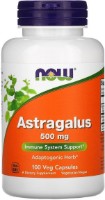 Витамины NOW Astragalus 500mg 100cap