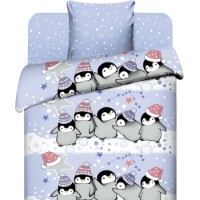Lenjerie de pat Василиса 1.5 Teenager Print 9416/1 Winter Fun