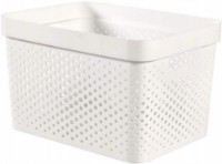 Корзина для хранения Curver Infinity Recycled 17L White (245676)