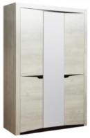 Шкаф Олмеко Лючия 33.02 3Д Бетон Пайн Белый/Венге