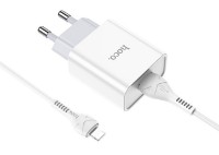 Зарядное устройство Hoco C81A Asombroso Lightning White