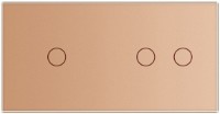 Intrerupator Livolo VL-C701C702-13 Gold
